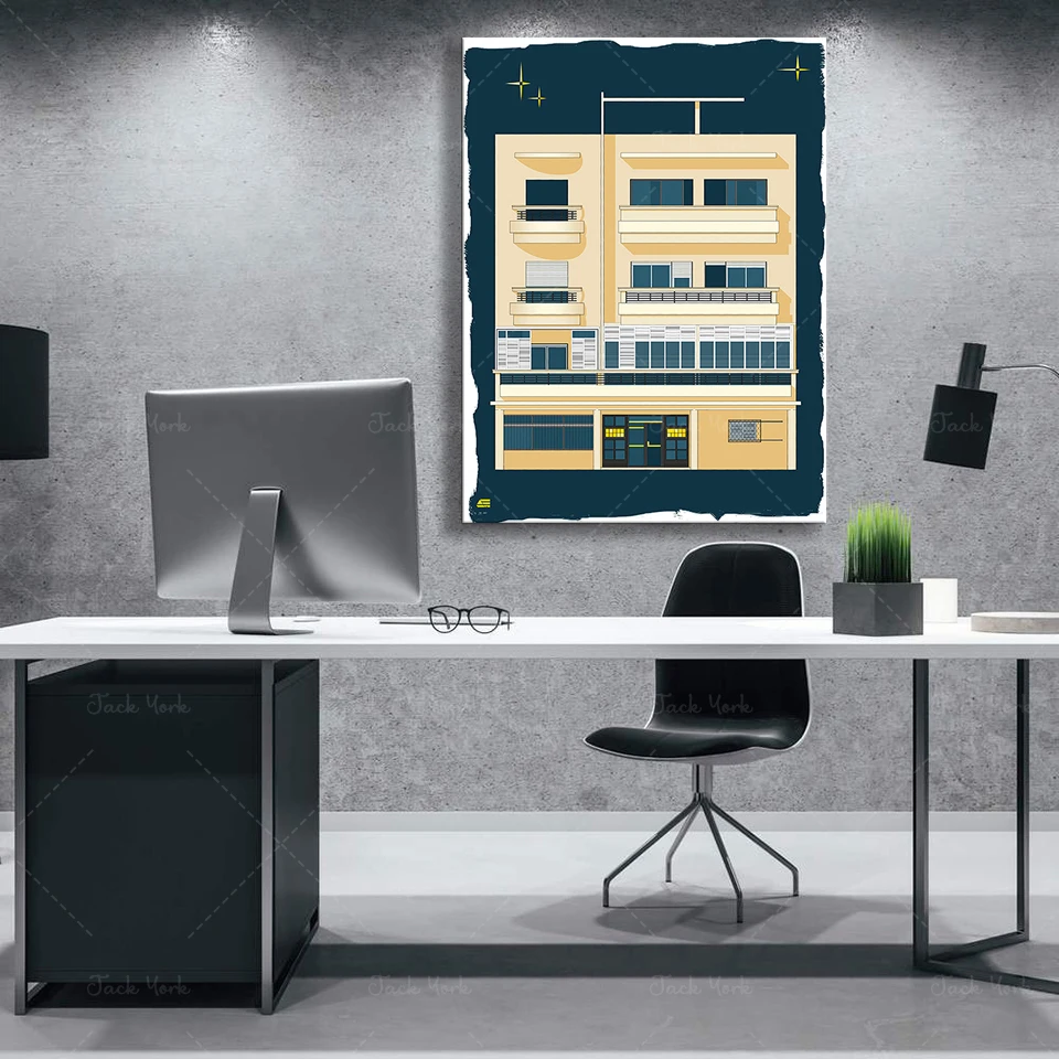 Bauhaus Tel Aviv Print Modern  - Home Office York avis et prix