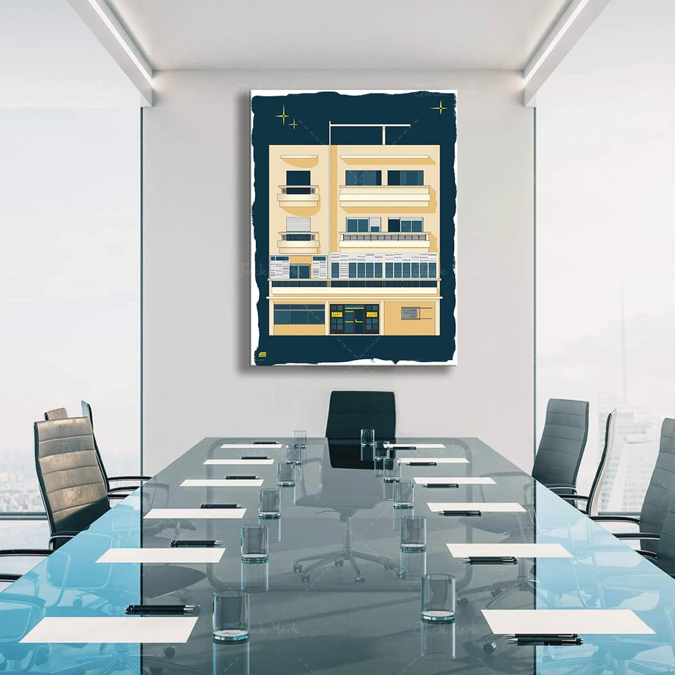 Bauhaus Tel Aviv Print Modern  - Home Office York avis et prix