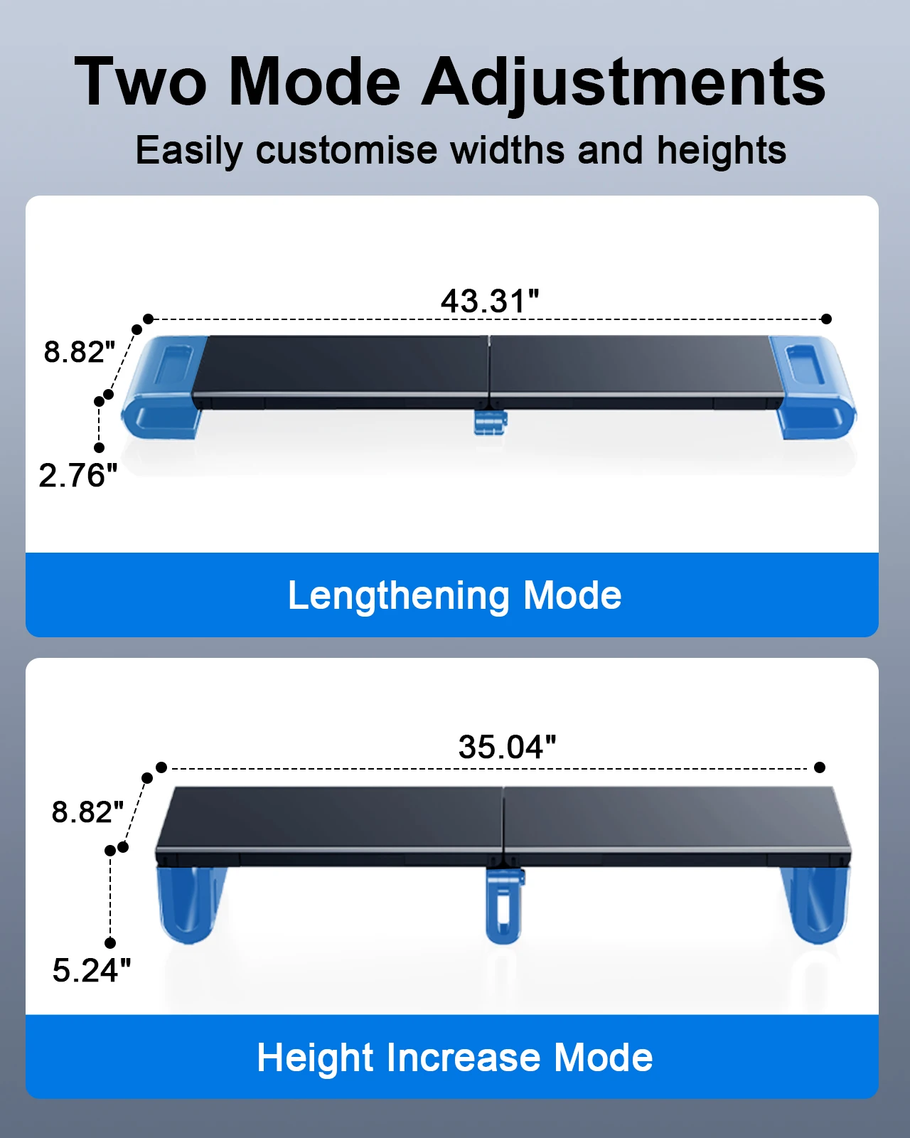 Oatsbasf Dual Monitor Stand Ri - Monitor Riser Stand avis et prix