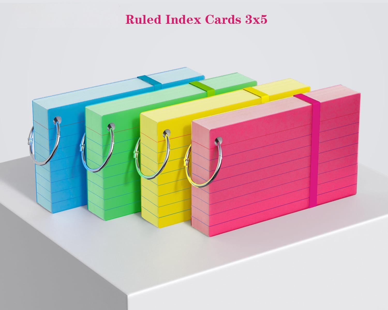 New 200 PCS Colored Index Card - Home Office New Rules avis et prix