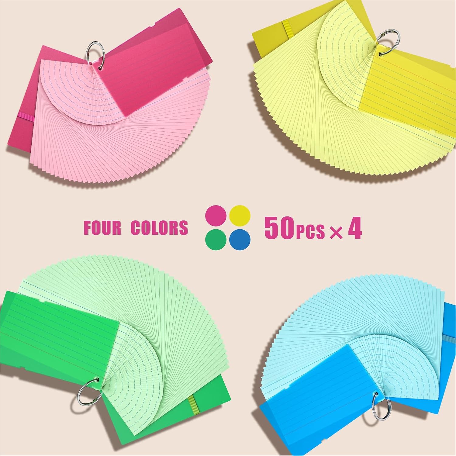New 200 PCS Colored Index Card - Home Office New Rules avis et prix