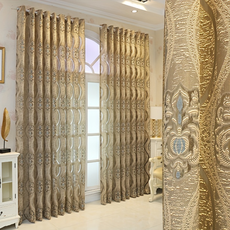 1pc Coffee 3D Embossed Sheer C - Home Office Rate avis et prix