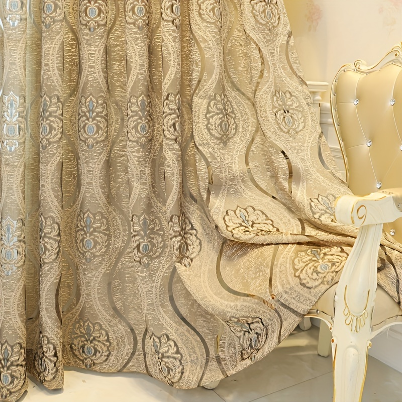 1pc Coffee 3D Embossed Sheer C - Home Office Rate avis et prix
