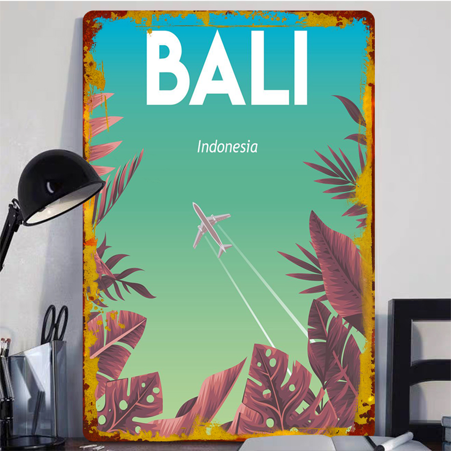 Bali Indonesia Scenery Metal W - Home Office Bali avis et prix