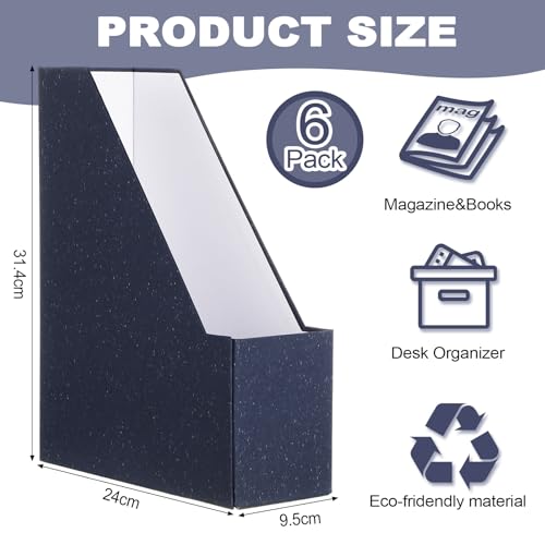 Six Blue Foldable Cardboard Ma - Home Office Windows avis et prix
