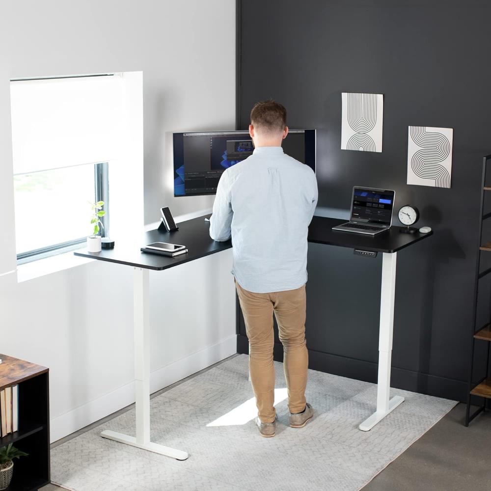 VIVO Corner Standing Desk, 63  - Home Office Vivo avis et prix