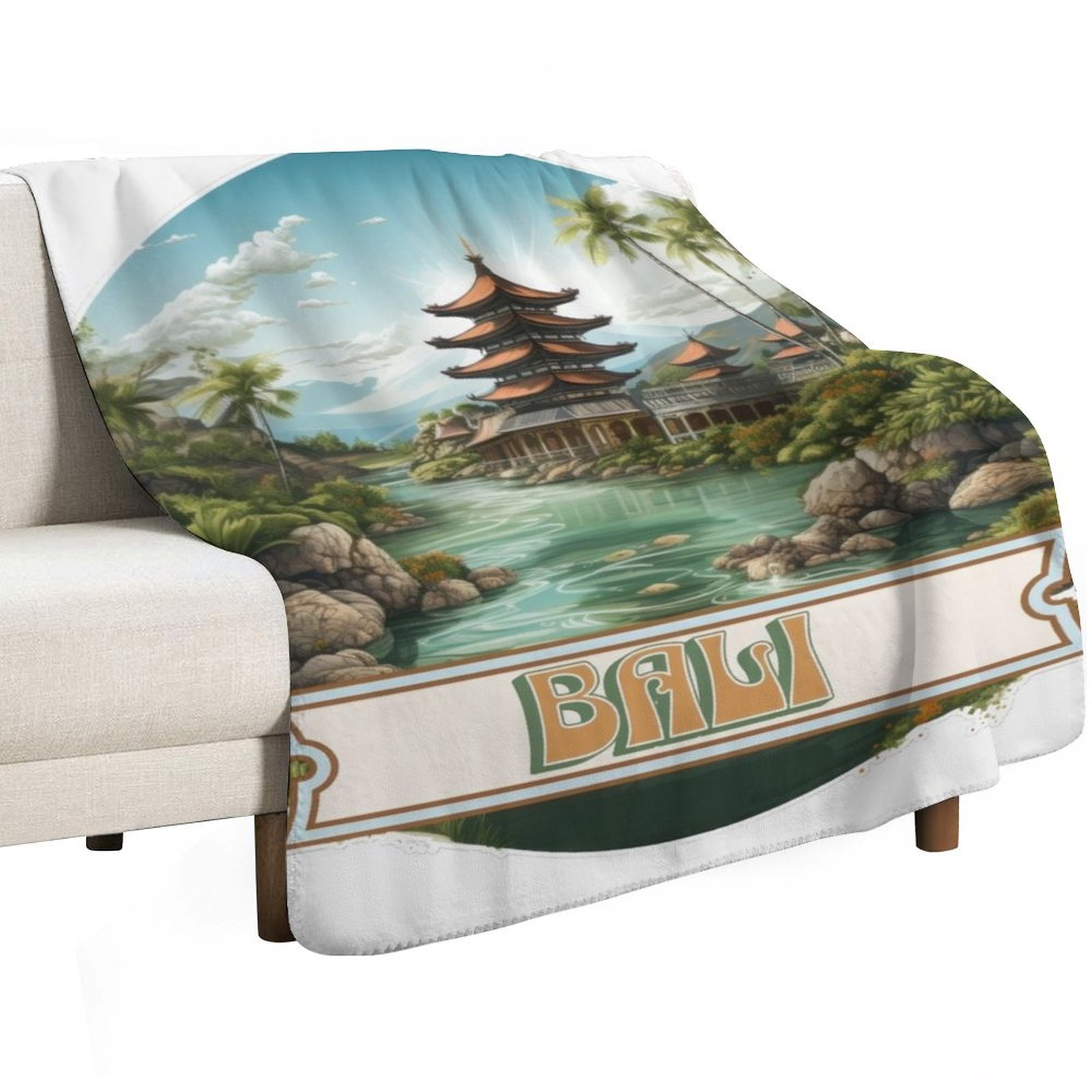 Bali Indonesia Throw Blanket A - Home Office Bali avis et prix